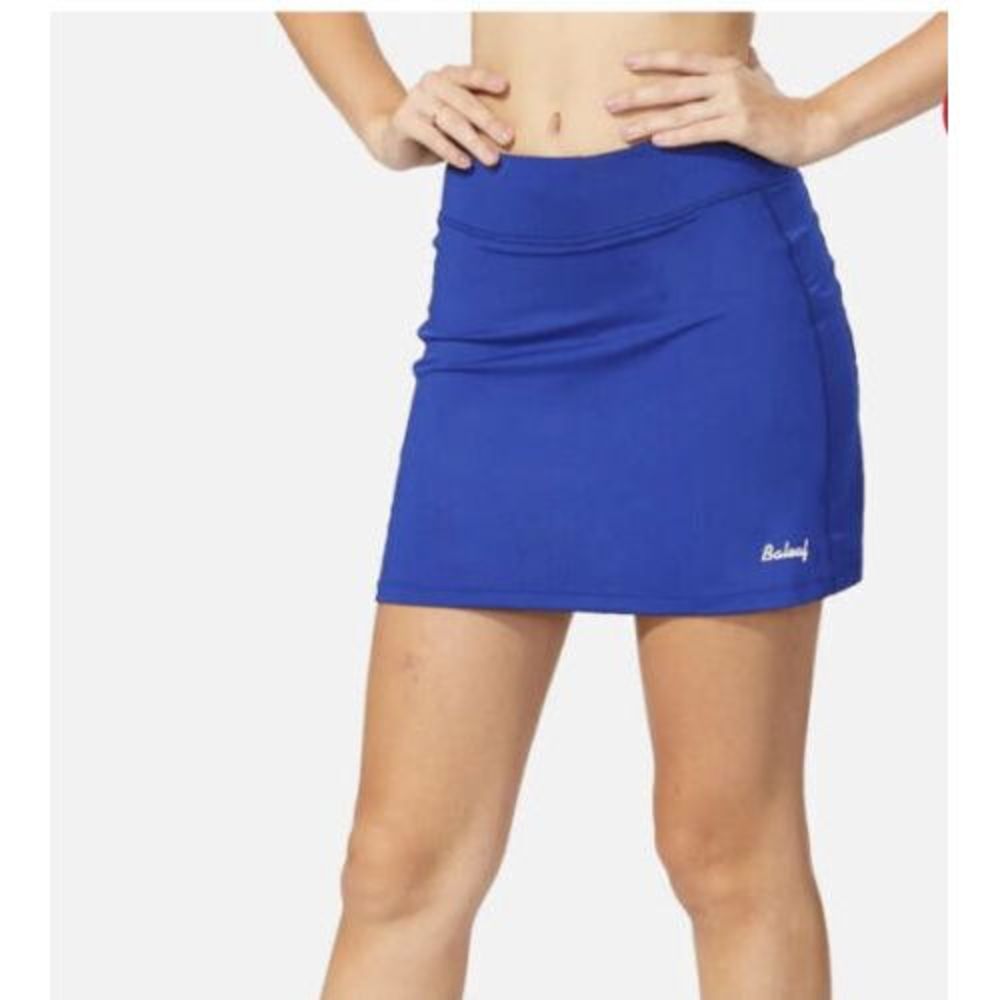 Baleaf Large Athletic Skort Women Royal Blue Tennis Golf Skirt with Pockets